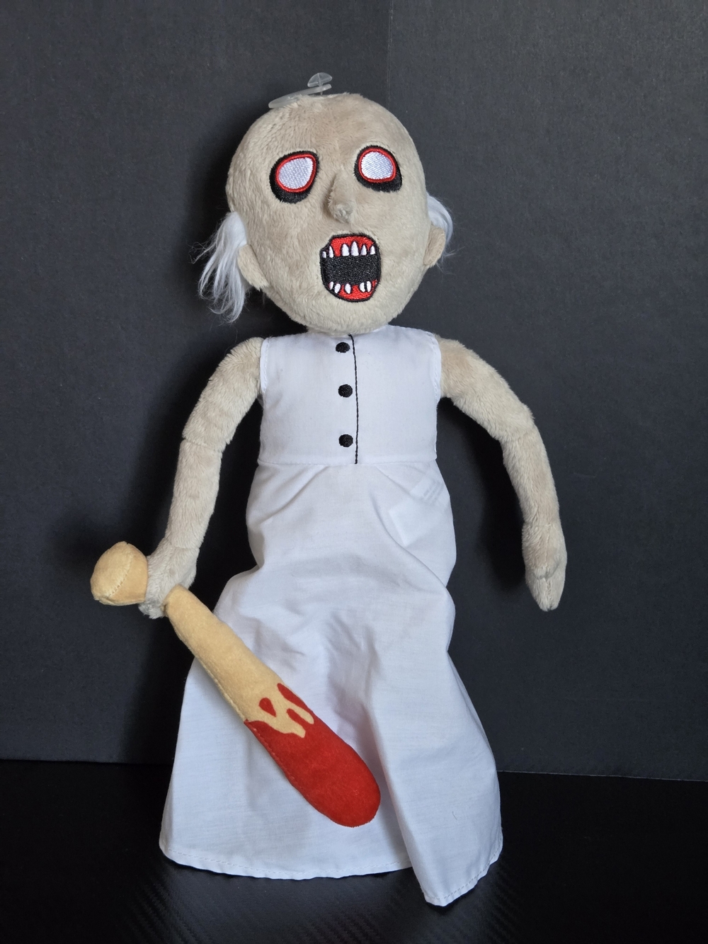 Granny Horror Game Plush Doll 13″ DVloper Collectible Stuffed Plush with Bat